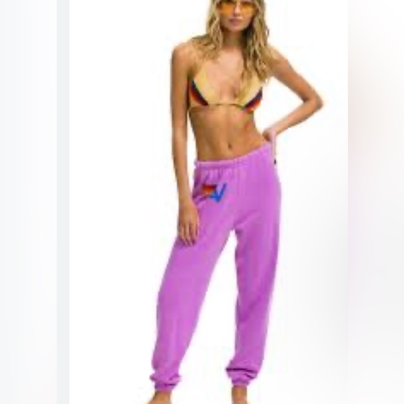 Aviator Nation Purple Sweatpants